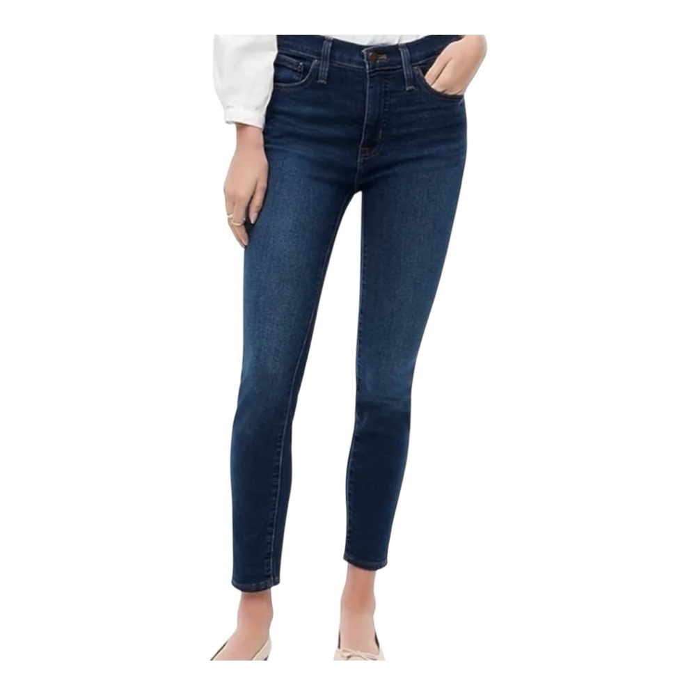 NWT J.Crew 9” Mid-Rise Skinny Jean in Signature Stretch Sz 32 AK525